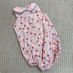 Jim Thompson Sleeveless Floral Print One Piece Size 6-12 Months Baby